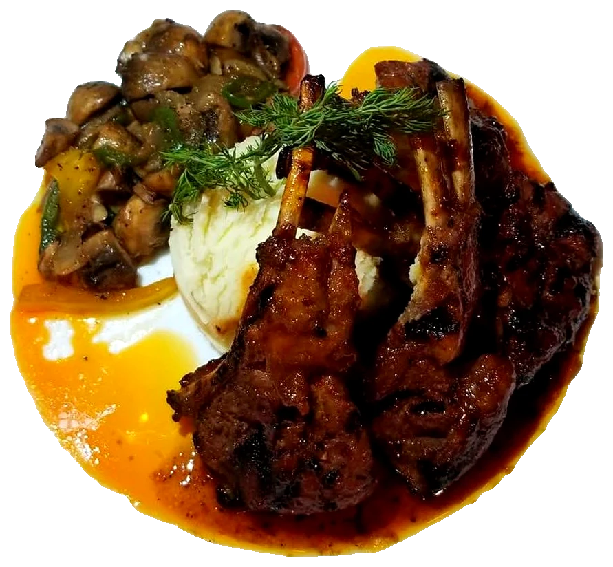 Jerk lamb chops